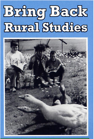 Bring back Rural Studies