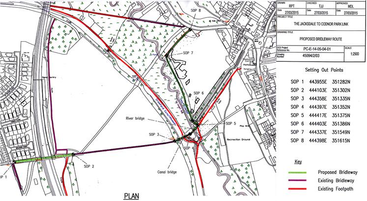 Proposed Routes Around the Bridge